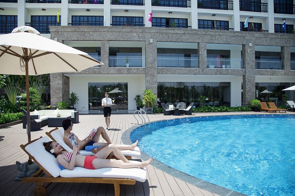 Muong Thanh Grand Lao Cai Hotel Dış mekan fotoğraf